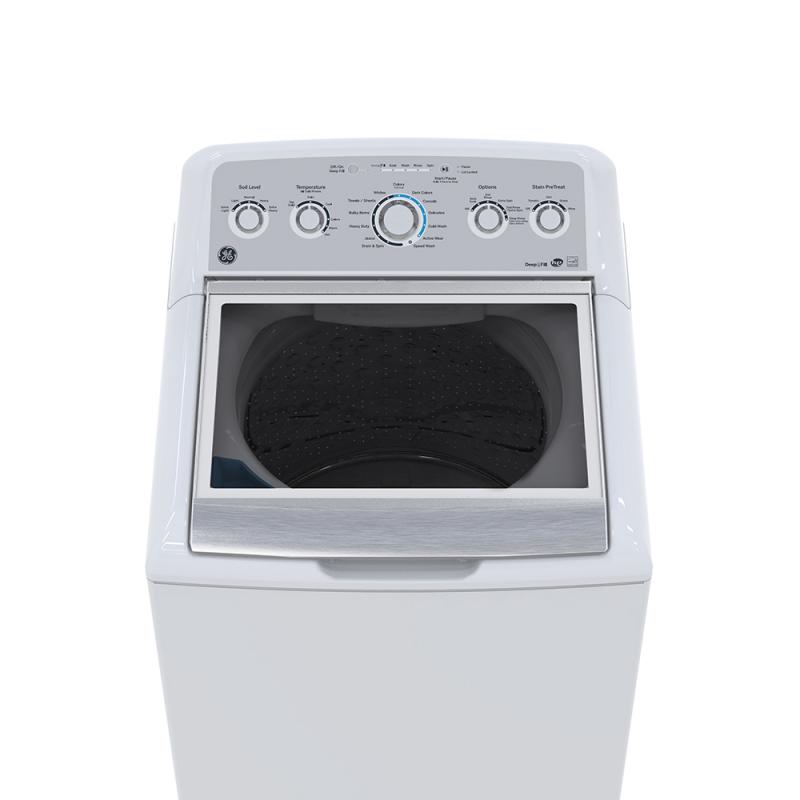 GE GTW465BMMWS 27" 4.9 Cu. Ft. Top Loading Washer With Stainless Ste