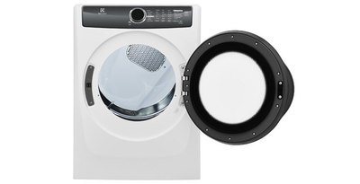 Electrolux Front Load Perfect Steam Gas Dryer with Instant Refresh and 8 cycles - 8.0 Cu. Ft. - EFMG517SIW