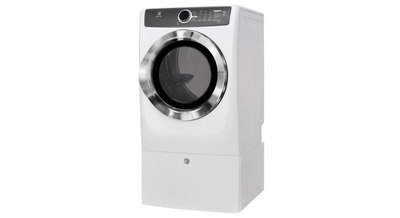 Electrolux Front Load Perfect Steam Gas Dryer with Instant Refresh and 8 cycles - 8.0 Cu. Ft. - EFMG517SIW