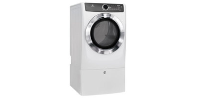 Electrolux Front Load Perfect Steam Gas Dryer with Instant Refresh and 8 cycles - 8.0 Cu. Ft. - EFMG517SIW