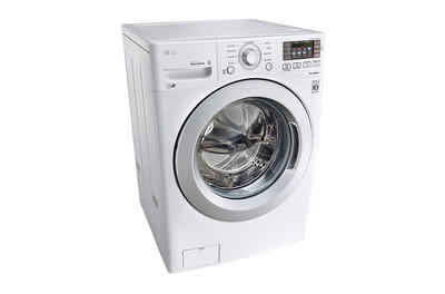 LG 6.3 Total Capacity LG TWINWash Bundle with LG SideKick and Electric Dryer WM3270CW/WD100CW