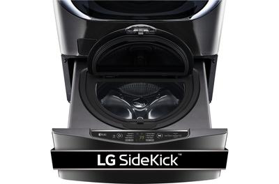 LG 6.3 Total Capacity LG TWINWash Bundle with LG SideKick and Electric Dryer WM4370HKA_WD100CK_DLEX4370K_WDP4K