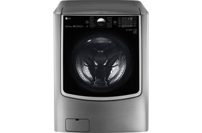 LG 6.3 Total Capacity LG TWINWash Bundle with LG SideKick and Electric Dryer WM5000HVA_WD100CV_DLEX5000V_WDP4V