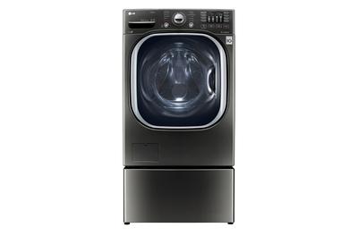 LG 4.5 cu. ft. Ultra Large Capacity TurboWash Washer and LG 7.4 cu.ft. Ultra Large Capacity TurboSteam Electric Dryer WM4370HKA-DLEX4370K