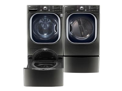 LG 6.3 Total Capacity LG TWINWash Bundle with LG SideKick and Electric Dryer WM4370HKA_WD100CK_DLEX4370K_WDP4K