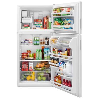 30" Whirlpool Top-Freezer Refrigerator with Icemaker - 18 cu. ft. - WRT348FMEW