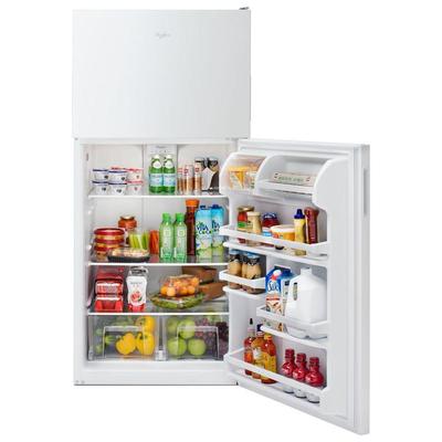 30" Whirlpool Top-Freezer Refrigerator with Icemaker - 18 cu. ft. - WRT348FMEW