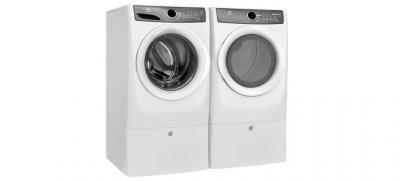 27" Eletrolux Front 8.0 Cu. Ft. Load Perfect Steam Gas Dryer with 7 cycles - EFMG417SIW