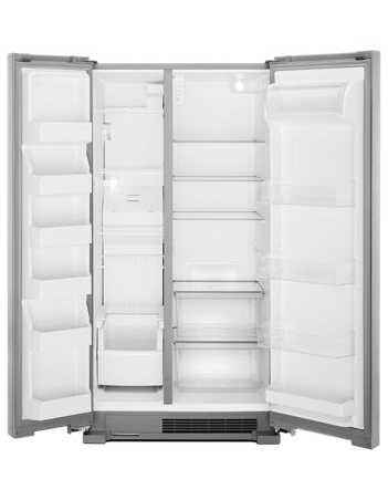 36" Whirlpool  Wide Side-by-Side Refrigerator - 25 cu. ft. WRSA15SNHZ
