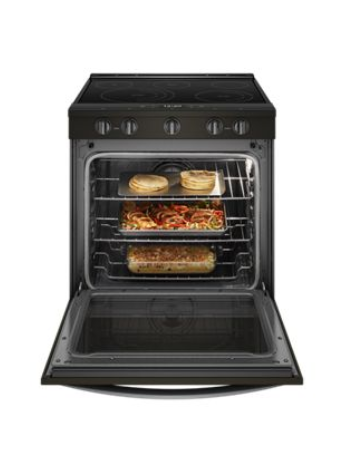 30" Whirlpool 6.4 Cu. Ft. Smart Slide-in Electric Range with Frozen Bake Technology - YWEE750H0HV