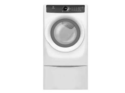 27" Electrolux 8.0 Cu. Ft. Front Load Perfect Steam Gas Dryer With 7 Cycles - EFMG427UIW