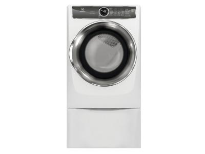 27" Electrolux 8.0. Cu. Ft. Front Load Perfect Steam Gas Dryer With Instant Refresh And 9 Cycles - EFMG627UIW