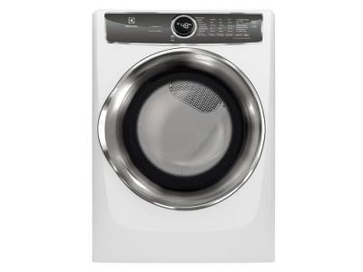 27" Electrolux 8.0 Cu. Ft. Front Load Perfect Steam Electric Dryer With Instant Refresh And 9 Cycles - EFMC627UIW