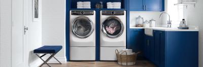 27" Electrolux  8.0 Cu. Ft. Front Load Perfect Steam Electric Dryer With Instant Refresh And 8 Cycles - EFMC527UIW