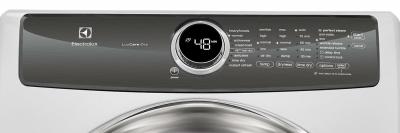 27" Electrolux  8.0 Cu. Ft. Front Load Perfect Steam Electric Dryer With Instant Refresh And 8 Cycles - EFMC527UIW