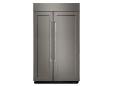 42" kitchenAid 25.5 Cu. Ft. Built-In Side by Side Refrigerator - KBSN602EPA