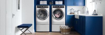 27" Electrolux 8.0 Cu. Ft. Front Load Perfect Steam Gas Dryer With Instant Refresh And 8 Cycles - EFMG527UIW