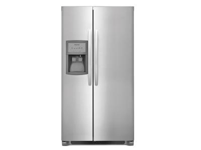 36" Frigidaire 25.6 Cu. Ft. Side-by-Side Refrigerator - FFSS2625TS