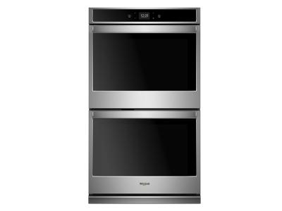 27" Whirlpool 8.6 Cu. Ft. Smart Double Wall Oven With Touchscreen - WOD51EC7HS