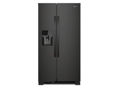 33" Whirlpool refrigerator/freezer side-by-side-freestanding WRS331SDHB