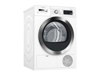 24" Bosch 4 800 Series Cu. Ft. 14-Cycle Electric Dryer White - WTG865H2UC