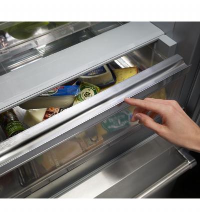 36" KitchenAid 20.8 Cu. Ft. Built In Stainless Steel French Door Refrigerator with Platinum Interior Design - KBFN506ESS