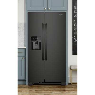 36" Whirlpool 25 Cu. Ft. Side-by-Side Refrigerator - WRS325SDHB