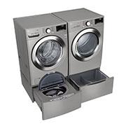 27" LG 5.2 cu. ft. Ultra Large Smart Wi-Fi Enabled Front Load Washer - WM3700HVA