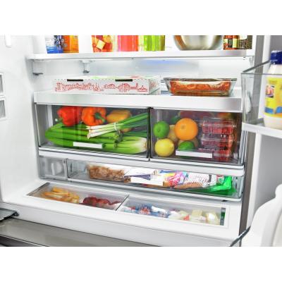 36" Whirlpool 32 cu. ft. French Door Refrigerator with Infinity Slide Shelf - WRF992FIFE