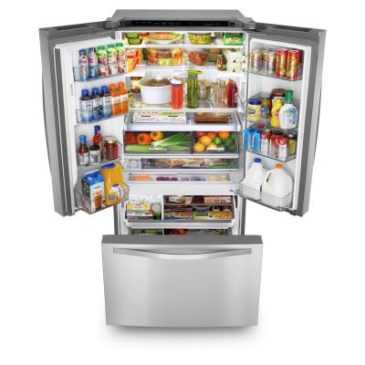 36" Whirlpool 32 cu. ft  French Door Refrigerator with Infinity Slide Shelf - WRF993FIFM