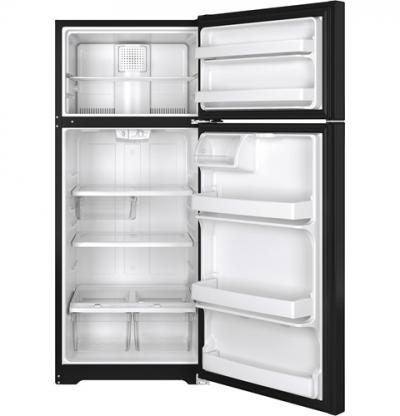 28" GE Energy Star 17.5 Cu.Ft. Top-Freezer, Frost-Free Refrigerator - GTE18GTHBB