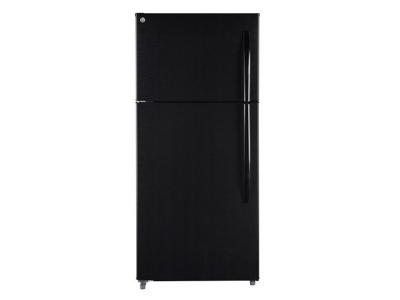 30" GE 18 Cu. Ft. Top-Freezer No-Frost Refrigerator - GTS18FTLBB