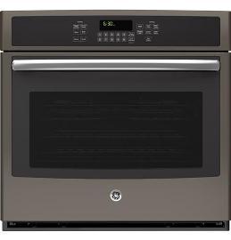 30" GE Electric Convection Self-Cleaning Single Wall Oven - JT5000EJES