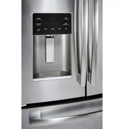 33" GE Profile 23.5 Cu. Ft. French Door Bottom-Mount With Space Saving Icemaker - PFE24HSLKSS