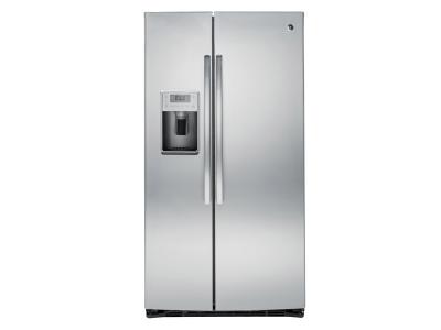 36" GE Profile 25.4 Cu. Ft. Side-by-Side Refrigerator with Dispenser - PSE25KSHSS