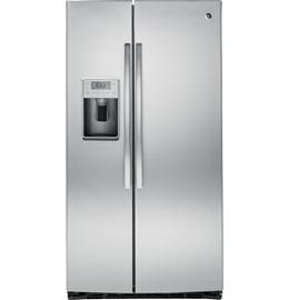 36" GE Profile 25.4 Cu. Ft. Side-by-Side Refrigerator with Dispenser - PSE25KSHSS