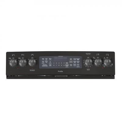 30" GE Profile Free Standing Electric Self Cleaning True Convection Range with Baking Drawer - PCB987BMTS