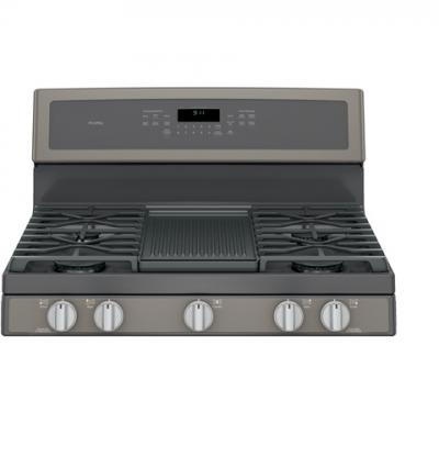 30" GE Profile Free-Standing Gas Convection Self Cleaning Gas Range - PCGB911EEJES