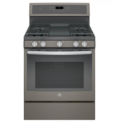 30" GE Profile Free-Standing Gas Convection Self Cleaning Gas Range - PCGB911EEJES