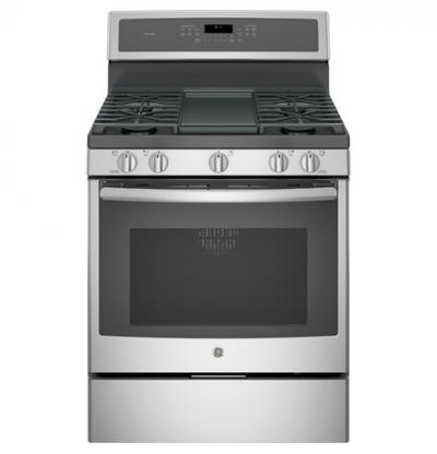 30" GE Profile Free-Standing Gas Convection Self Cleaning Gas Range - PCGB911SEJSS