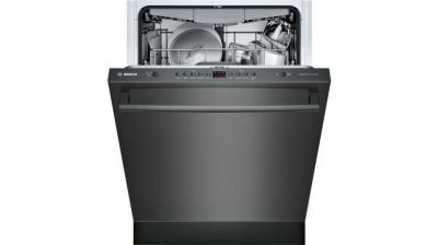 24" Bosch Ascenta Bar Handle Dishwasher Black Stainless Steel - SHXM4AY54N