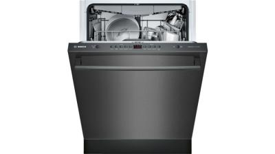 24" Bosch Ascenta Bar Handle Dishwasher Black Stainless Steel - SHXM4AY54N