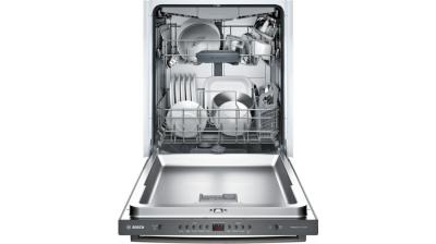 24" Bosch Ascenta Bar Handle Dishwasher Black Stainless Steel - SHXM4AY54N