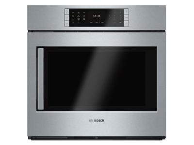 30" Bosch 4.6 Cu. Ft. Benchmark Single Wall Oven Right Side Opening Door - HBLP451RUC