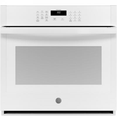 30" GE 5.0 Cu. Ft. Electric Self-Cleaning Single Wall Oven - JTS3000DNWW