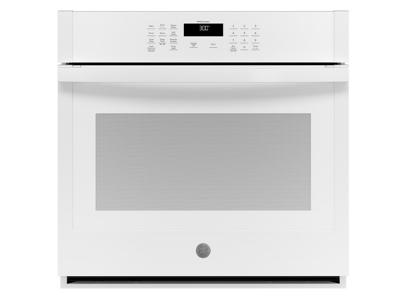 30" GE 5.0 Cu. Ft. Electric Self-Cleaning Single Wall Oven - JTS3000DNWW