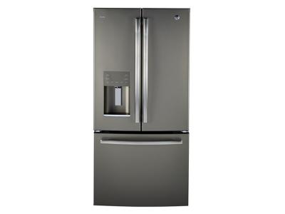 33" GE Profile 23.5 Cu. Ft. French Door Bottom-Mount With Space Saving Icemaker - PFE24HMLKES