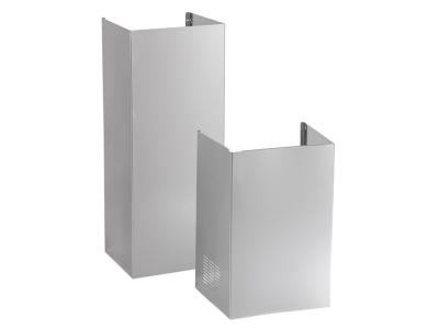 GE Profile 10 Ft. Ceiling Duct Cover Kit For Decorative Range Hoods. Stainless Steel - JXDC71SS