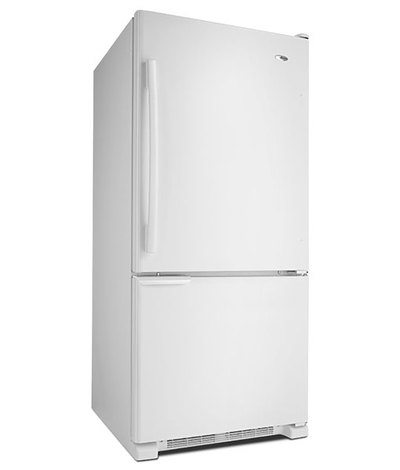 30" Amana 18.5 Cu. Ft. Bottom-Freezer Refrigerator with ENERGY STAR Qualification - ABB1921BRW