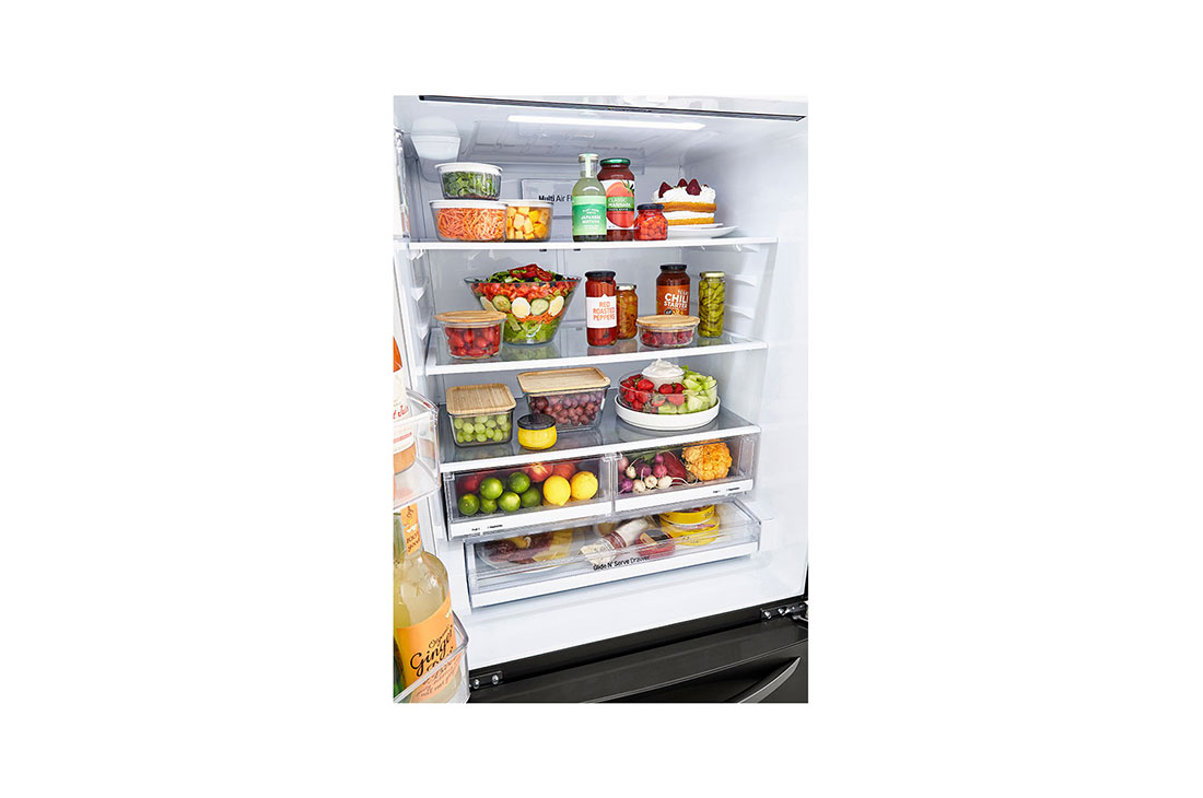 33 Lg French Door Refrigerator With Smart Cooling System 24 Cu Ft